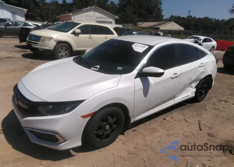 2019 Honda Civic Lx из США, поврежденный, VIN 2HGFC2F61KH575281